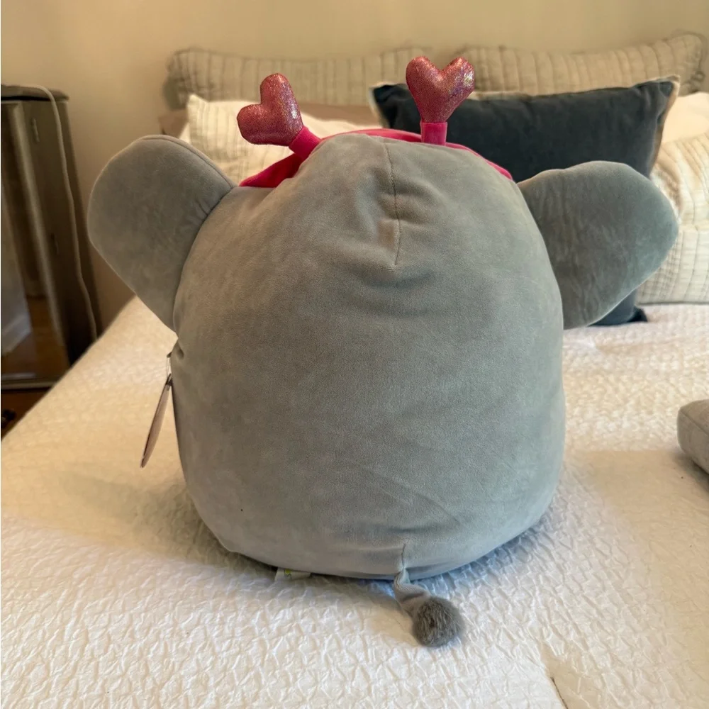 Mila the Elephant Squishmallow – 14” Valentine’s Day Edition (S14 #17-8) - Picture 2 of 9